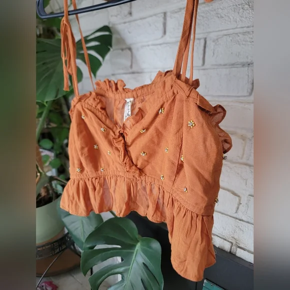 Free People On A Star Crop Cami M - Picture 8 of 10